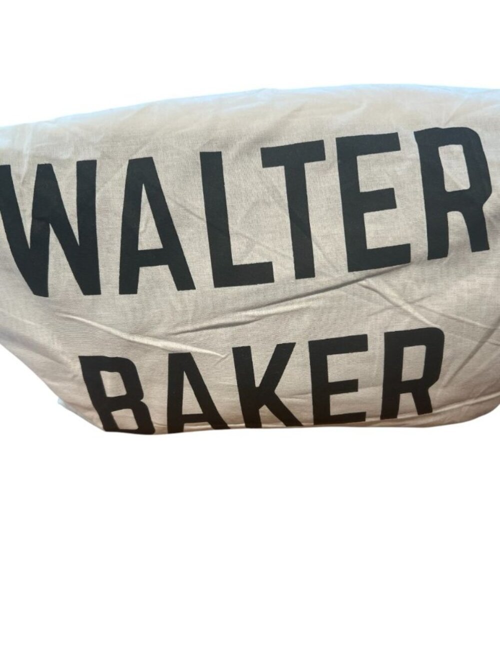 Walter Baker Jagger Leather Crossbody Bag Black Woven Handle Designer NEW - Picture 5 of 11